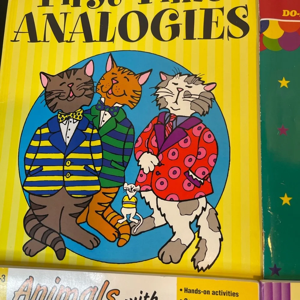 Educational Activity Book Set for Kids